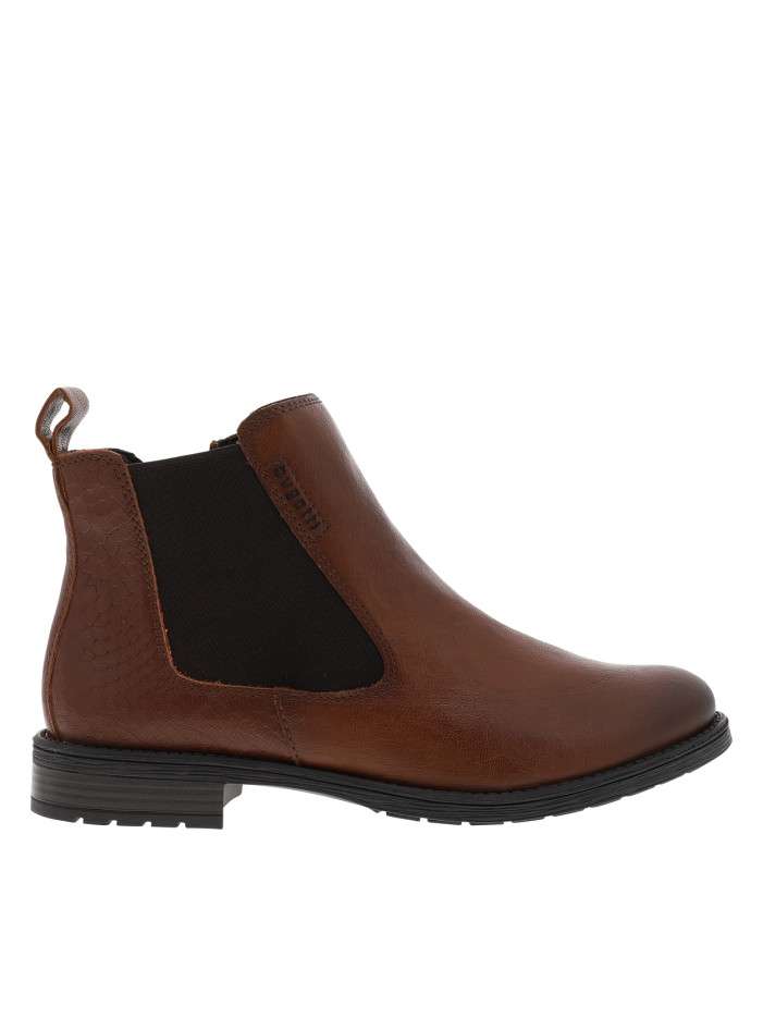 Boots cognac à talon...