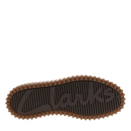 Boots Torhill Moss en cuir nubuck chocolat à talon plat pourvues de lacets - Image 6