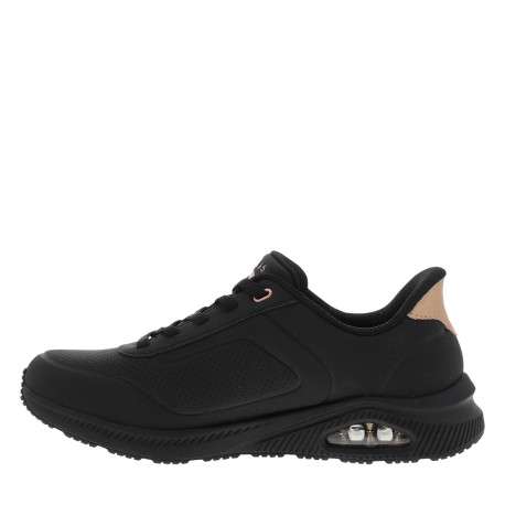 Baskets running Relaxing On Air noires à talon plat et fermeture slip-on - Image 3