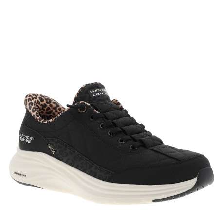 Baskets running Contour Foam Leopard Dream noires dotées de slip-on - Image 2