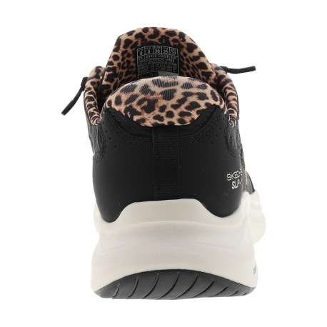 Baskets running Contour Foam Leopard Dream noires dotées de slip-on - Image 4