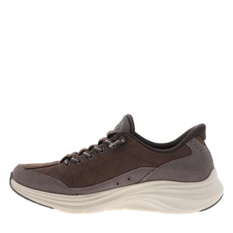 Baskets running Contour Foam Natural Ease en cuir chocolat avec un slip-on - Image 3
