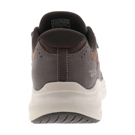 Baskets running Contour Foam Natural Ease en cuir chocolat avec un slip-on - Image 4