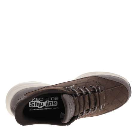Baskets running Contour Foam Natural Ease en cuir chocolat avec un slip-on - Image 5