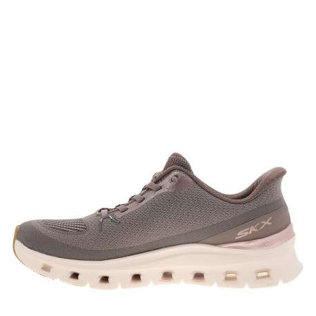 Baskets de running Fit Glide-Step taupe à semelle amortissante - Image 3
