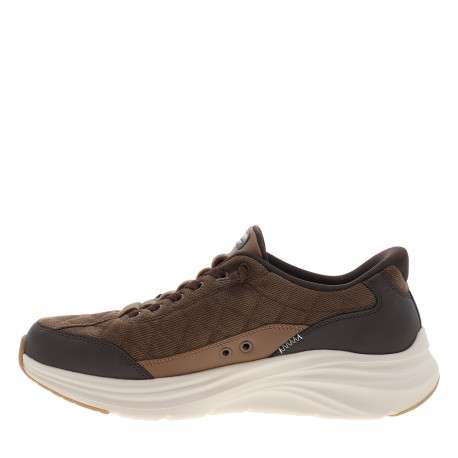 Baskets running marron à talon plat pourvues d'une semelle striée - Image 3