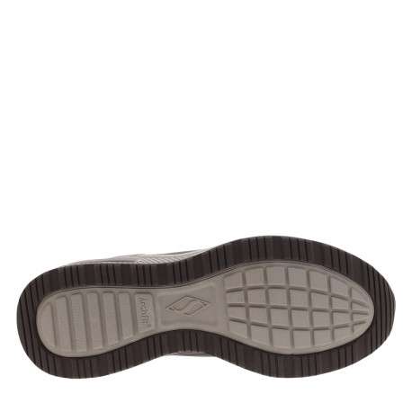 Sneakers chocolat à talon plat dotées d'aérations et de lacets plats - Image 6