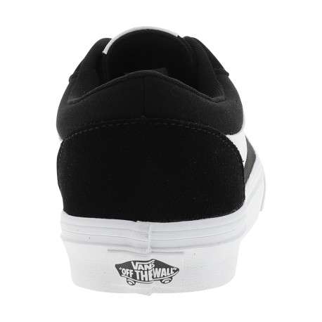 Baskets skate Vero Ls en cuir noir pourvues d'un talon plat - Image 4