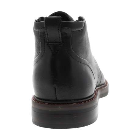 Boots Aldwin2 Chukka en cuir noir à talon décroché bas munies de lacets ronds - Image 4