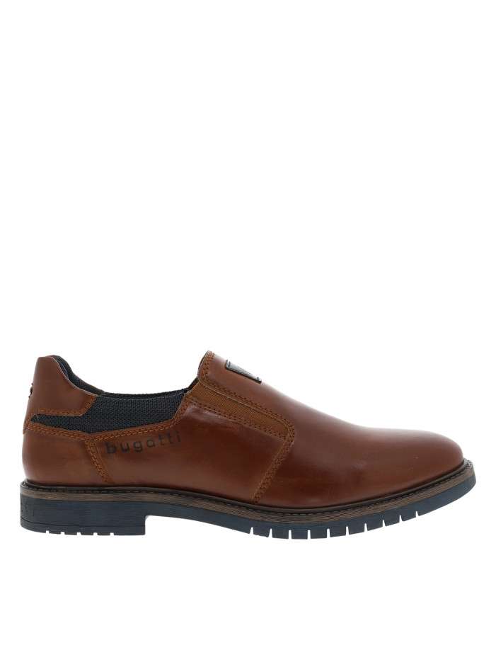 Mocassins cognac à talon...