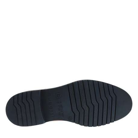 Mocassins cognac à talon décroché bas doté de soufflets élastiqués - Image 6