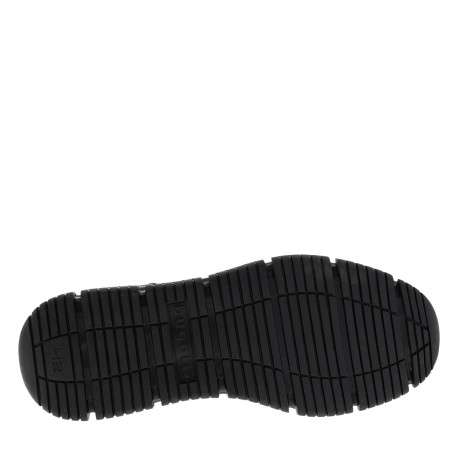Bottines marron à talon plat avec des lacets ainsi qu'un zip latéral - Image 6