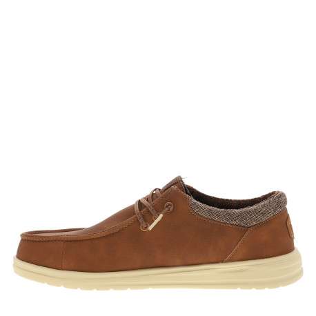 Sneakers Paul Classic camel à talon plat pourvues de lacets élastiqués - Image 3