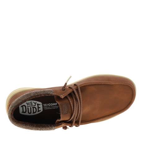 Sneakers Paul Classic camel à talon plat pourvues de lacets élastiqués - Image 5