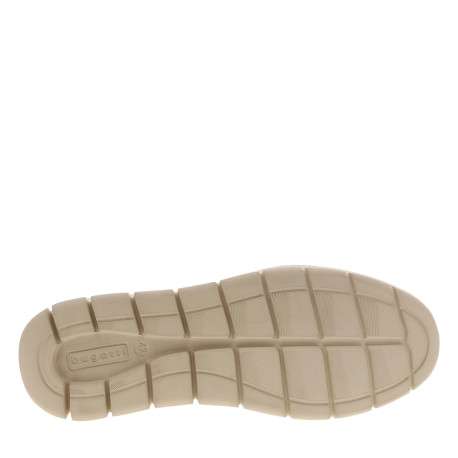 Sneakers en cuir cognac à talon plat pourvues de lacets ronds - Image 6