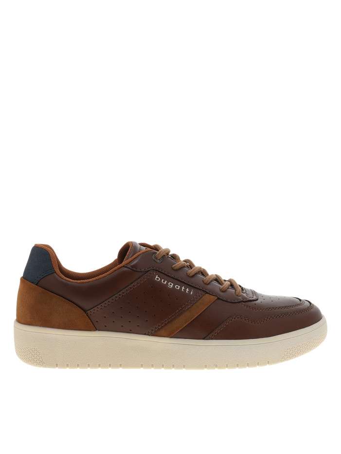 Sneakers marron à talon...