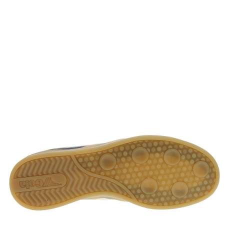 Tennis Viper en cuir bleu marine à talon plat pourvues d'une fermeture à lacets - Image 6