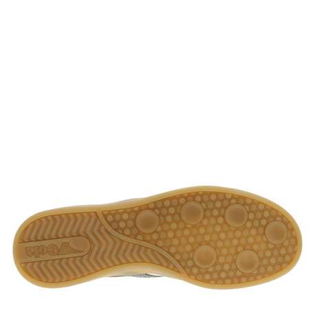 Tennis Viper Leather en cuir blanches et kaki à talon plat et lacets - Image 6