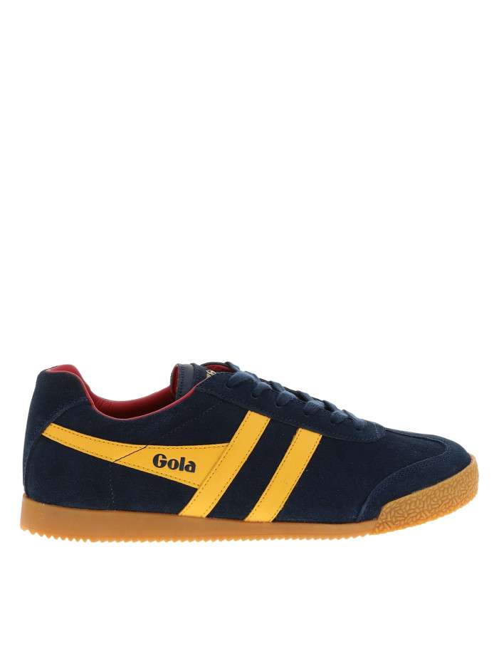 Tennis Harrier en cuir bleu...