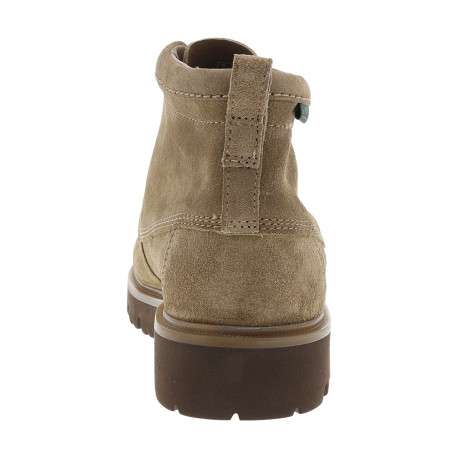 Bottines Cleyhill Hi en cuir taupe à talon décroché bas pourvues de lacets - Image 4
