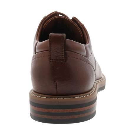 Derbies Aldwin2 Derby en cuir marron à talon décroché bas et lacets ronds - Image 4