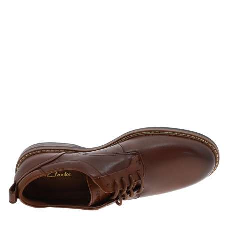 Derbies Aldwin2 Derby en cuir marron à talon décroché bas et lacets ronds - Image 5