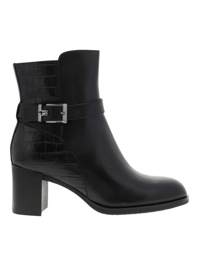 Boots en cuir noires avec...
