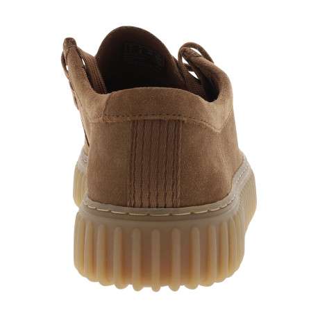 Boots Torhill Lo en cuir camel à talon plateau pourvues de lacets plats - Image 4