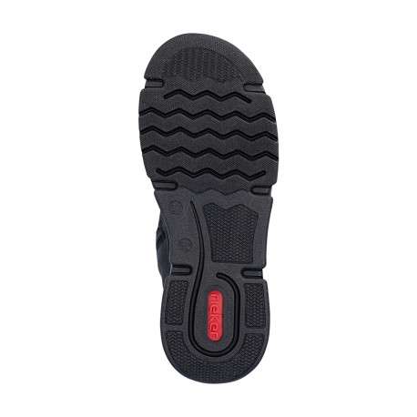 Bottines noires à talon compensé bas pourvues d'une fermeture zippée - Image 6