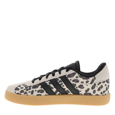 Tennis en cuir léopard avec un talon plat et une fermeture à lacets - Image 3