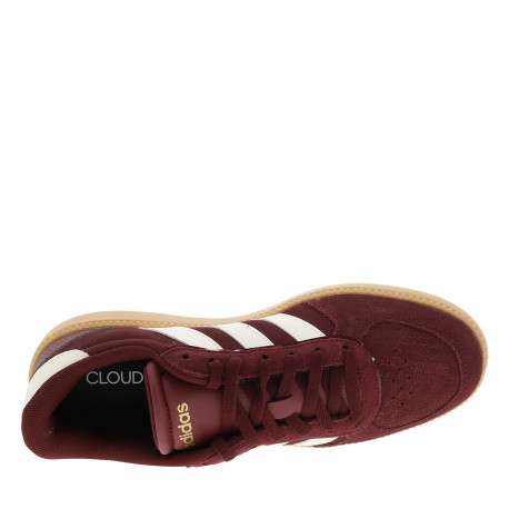 Tennis Breaknet Sleek en cuir bordeaux à talon plat pourvues de lacets - Image 5