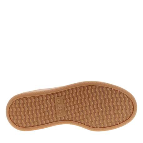 Tennis Barreda en cuir beige à talon plat munies de lacets plats - Image 6