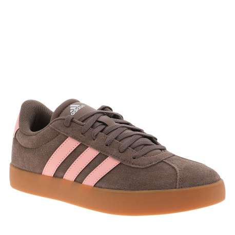 Tennis VL Court 3.0 K en cuir marron à talon plat pourvues de lacets ton sur ton - Image 2