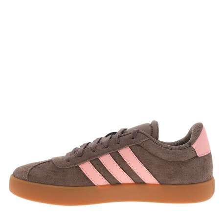 Tennis VL Court 3.0 K en cuir marron à talon plat pourvues de lacets ton sur ton - Image 3