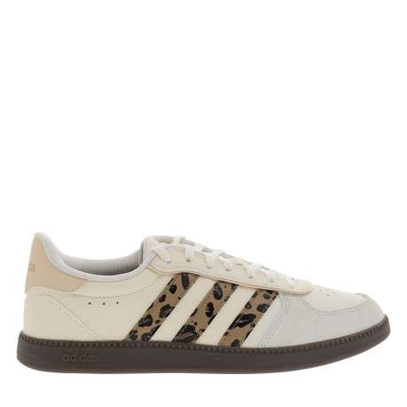 Tennis Breaknet Sleek J en cuir blanc à talon plat pourvues de lacets