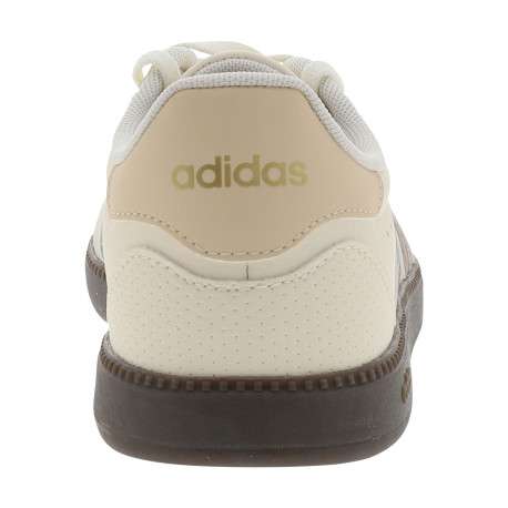 Tennis Breaknet Sleek J en cuir blanc à talon plat pourvues de lacets - Image 4