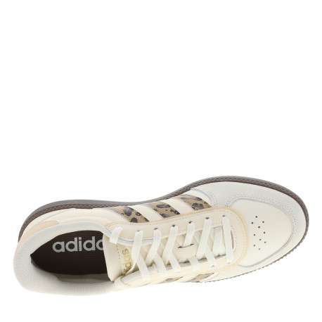 Tennis Breaknet Sleek J en cuir blanc à talon plat pourvues de lacets - Image 5