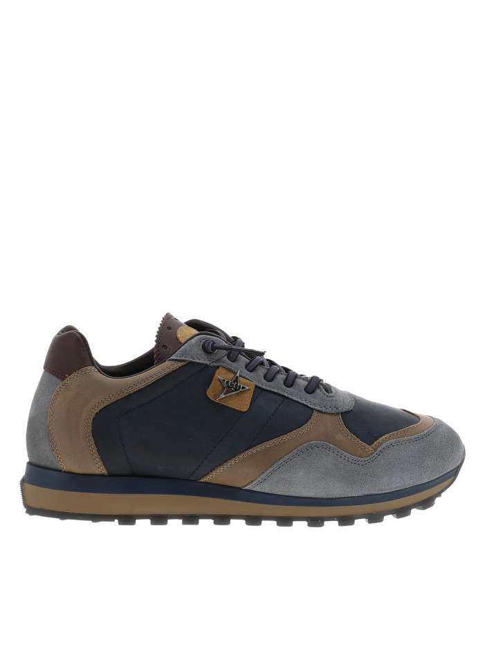Baskets running en cuir...