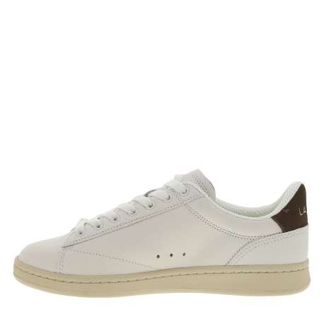 Tennis Carnaby en cuir blanc cassé à talon plat pourvues de lacets - Image 3