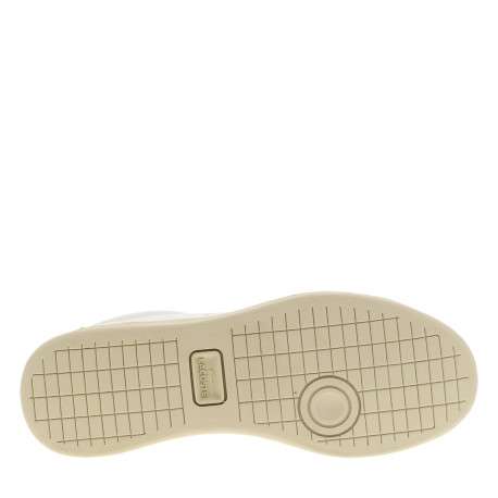 Tennis Carnaby en cuir blanc cassé à talon plat pourvues de lacets - Image 6