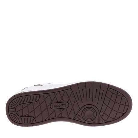 Tennis T-Clip en cuir blanc à talon plat munies de lacets et d'aérations - Image 6