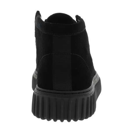 Boots Torhill Hi en cuir noir à talon plat pourvues de lacets - Image 4