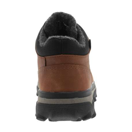 Sneakers multisport cognac à talon plat pourvues de lacets bicolores - Image 4