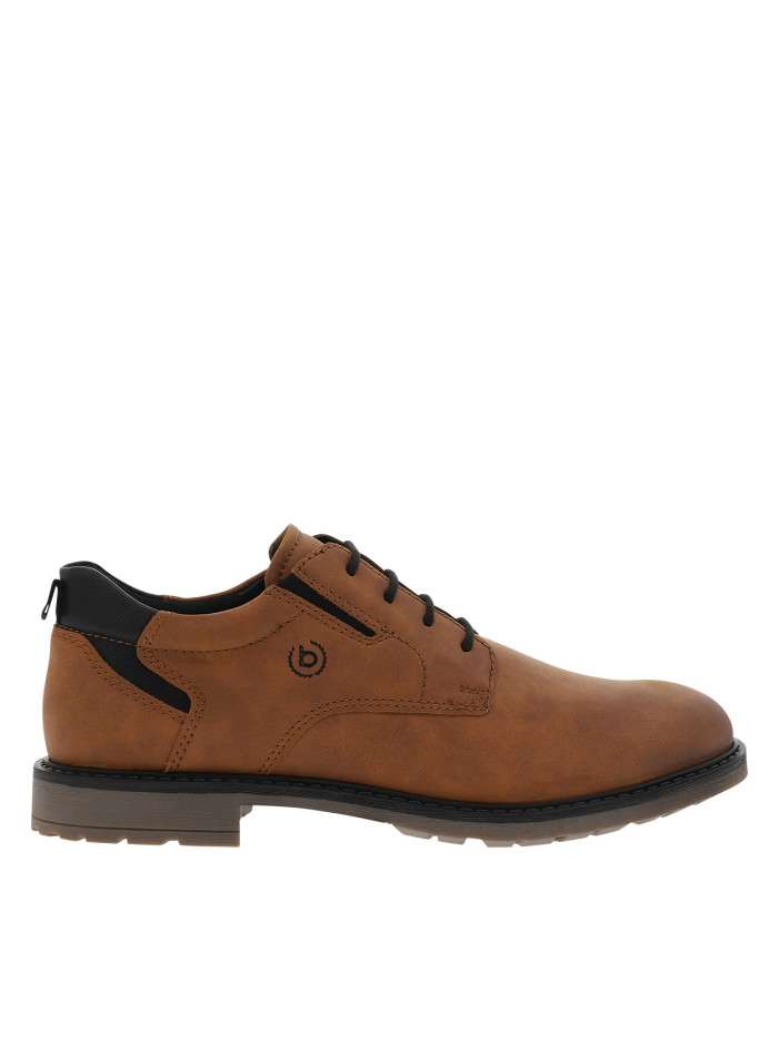 Derbies cognac à talon plat...