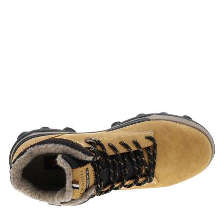 Sneakers multisport beiges à talon plat pourvues de lacets bicolores - Image 5