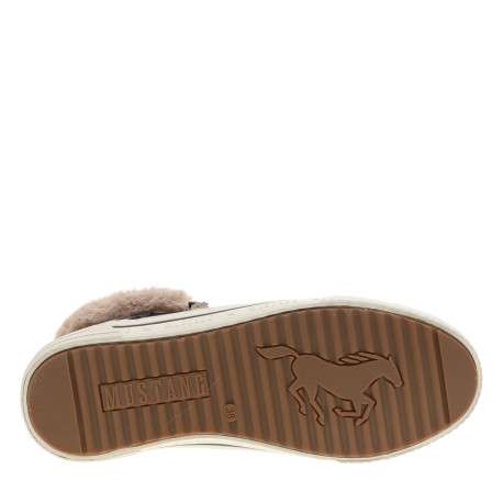 Baskets montantes noires à talon plat pourvues de lacets et d'un zip latéral - Image 6