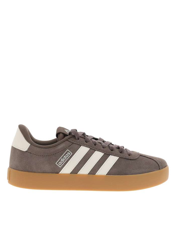 Tennis en cuir marron avec...
