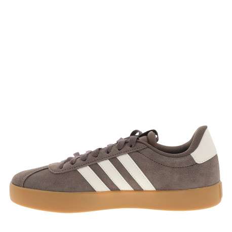 Tennis en cuir marron avec un talon plat et une fermeture à lacets - Image 3