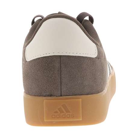 Tennis en cuir marron avec un talon plat et une fermeture à lacets - Image 4