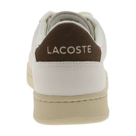 Tennis Carnaby en cuir blanc à talon plat munies d'une semelle beige - Image 4
